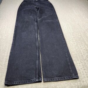 Reformation Wilder High Rise, Wide Leg Jeans, Black, size 26